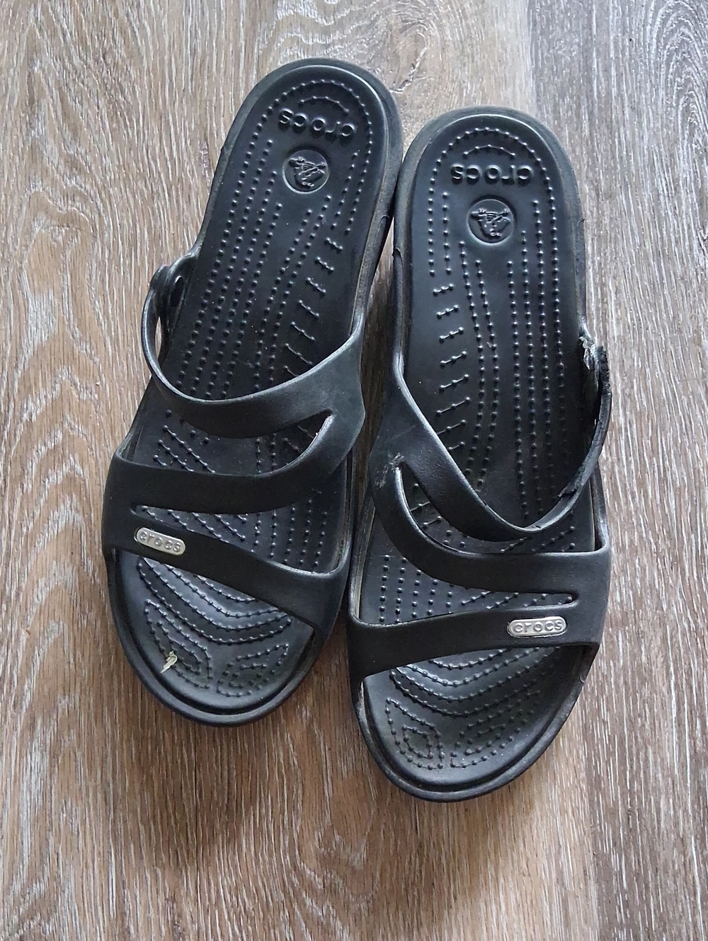 CROC Women Black Casual Slide Sandals